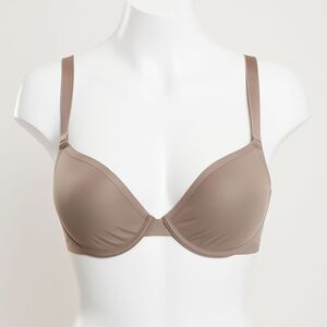 Lot of 2  CUUP Gray Sheer The Plunge Bras   Women's Size 36E